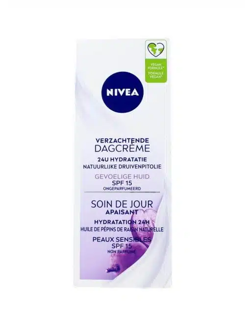 Nivea Dagcreme Verzachtend Gevoelige Huid, 50 ml