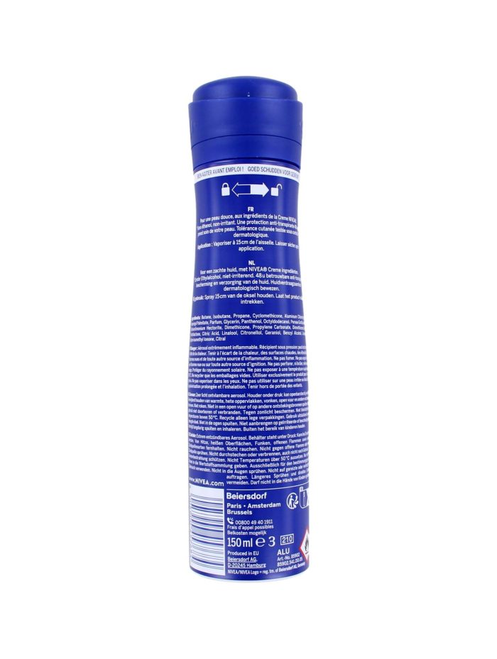Nivea Deodorant Spray Protect & Care, 150 ml