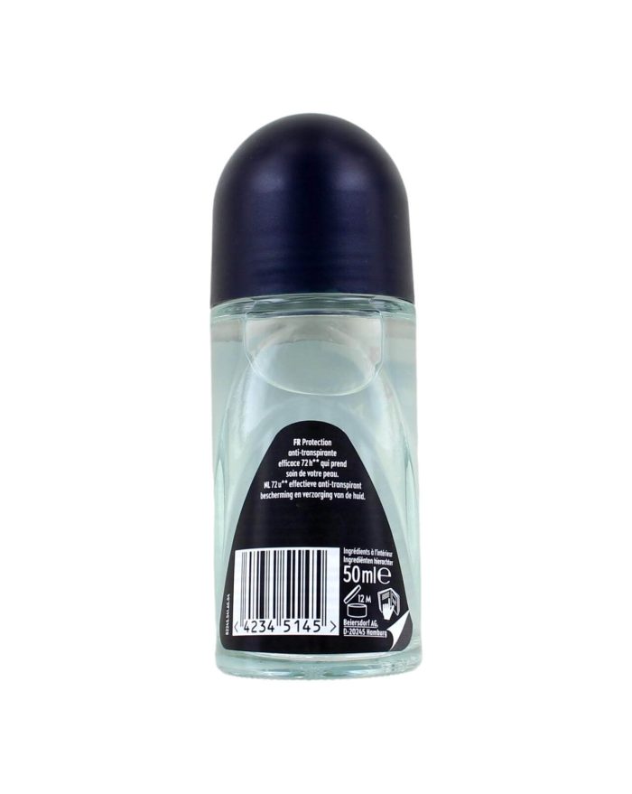 Nivea Men Deodorant Roller Invisible Black & White, 50 ml