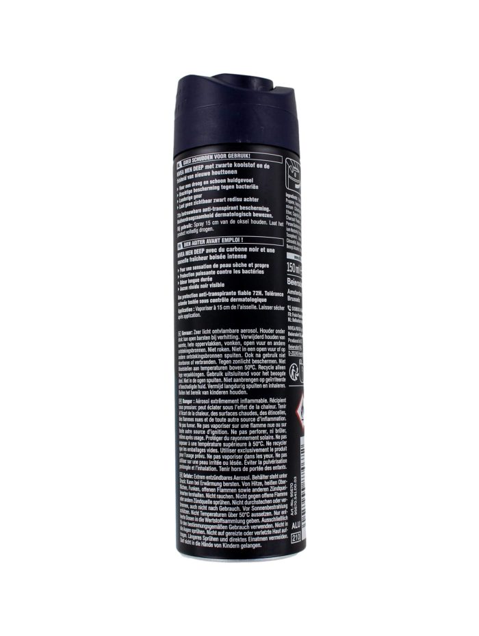 Nivea Men Deodorant Spray Deep Beat, 150 ml