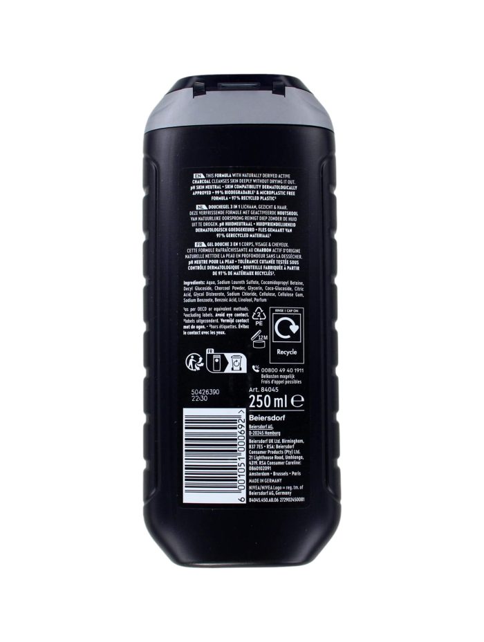 Nivea Men Douchegel Active Clean, 250 ml