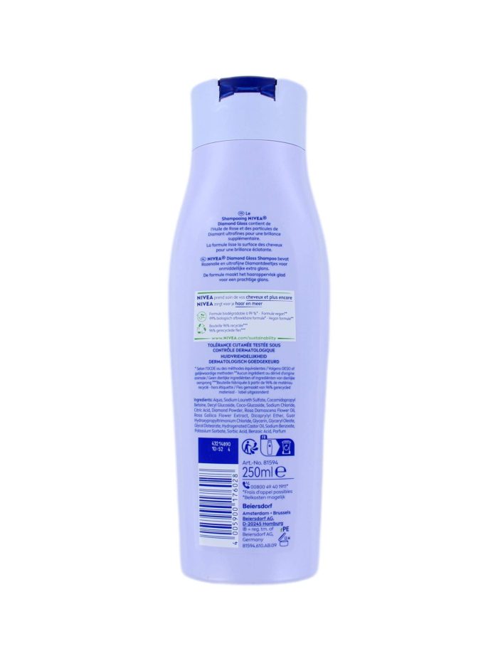 Nivea Shampoo Diamond Gloss, 250 ml