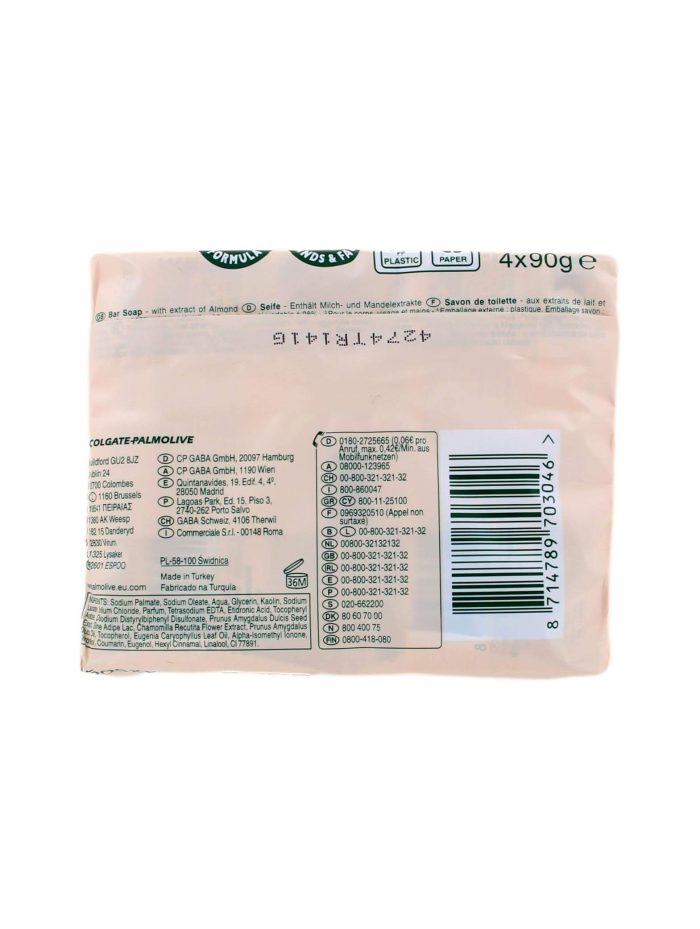 Palmolive Handzeepblokjes Delicate Care, 4x90 Gram