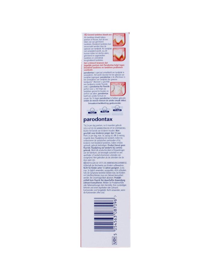 Parodontax Tandpasta Fluoridevrij, 75 ml