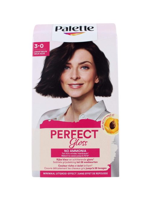 Poly Palette Haarkleuring Perfect Gloss 3-0 Zwartbruin