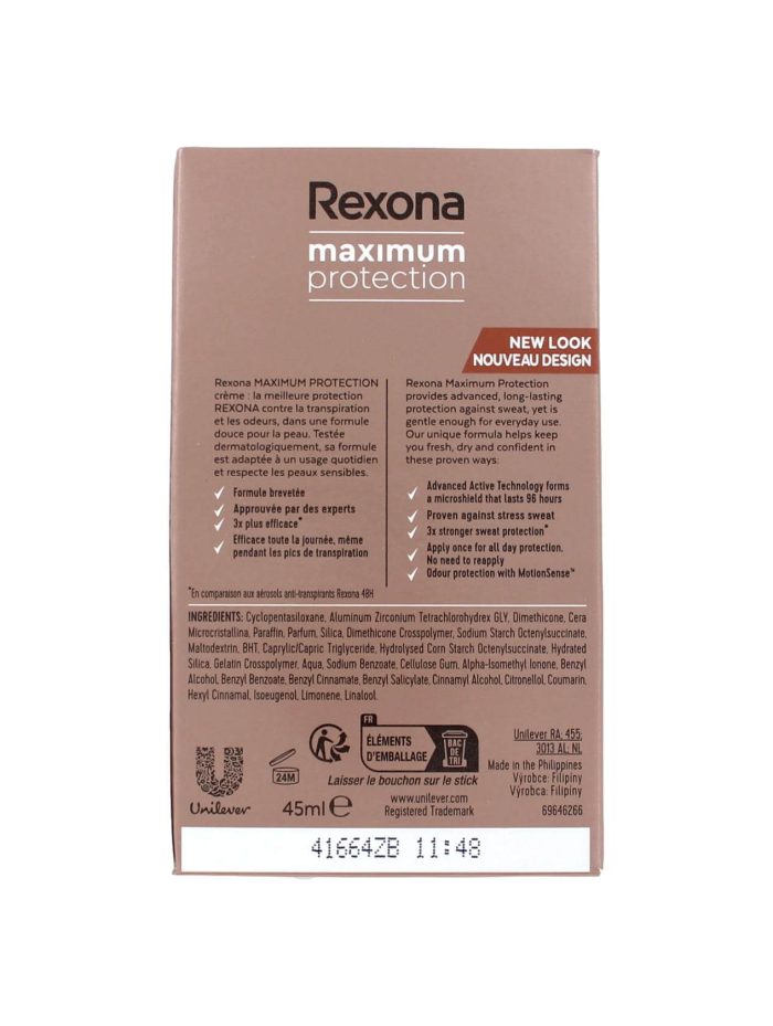 Rexona Deodorant Maximum Protection Sensitive Dry, 45ml