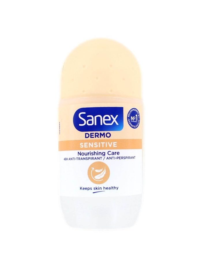 Sanex Deodorant Roller Dermo Sensitive, 50 ml