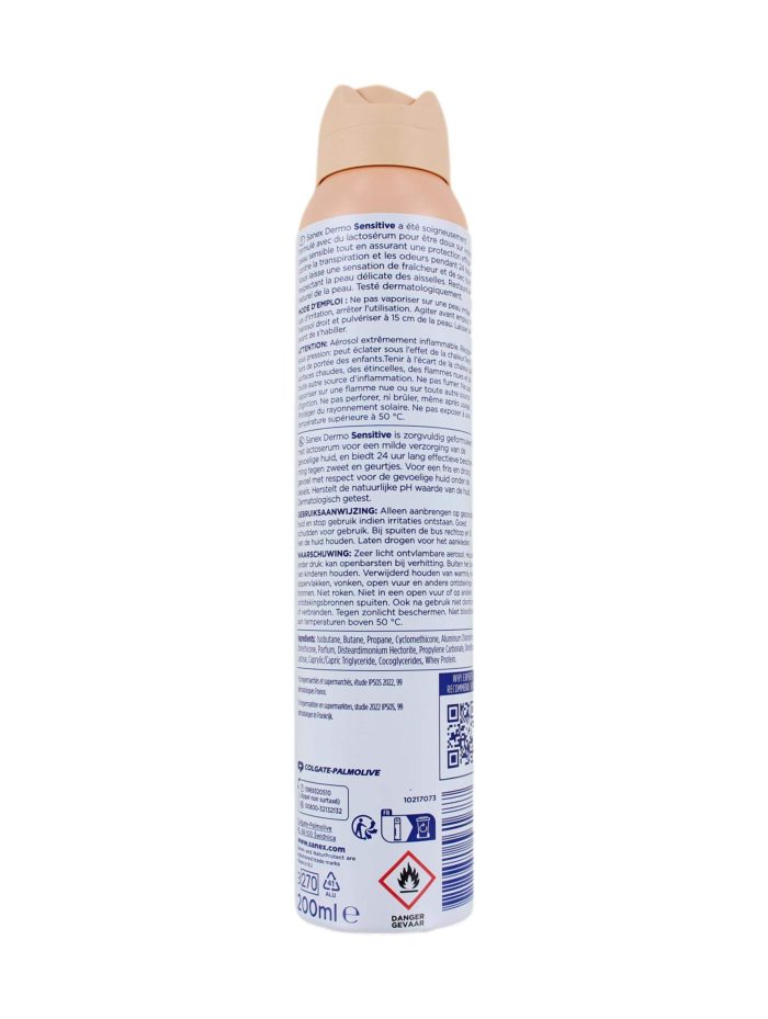 Sanex Deodorant Spray Dermo Sensitive, 200 ml
