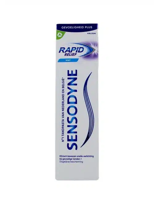 Sensodyne Tandpasta Rapid Relief Mint, 75 ml