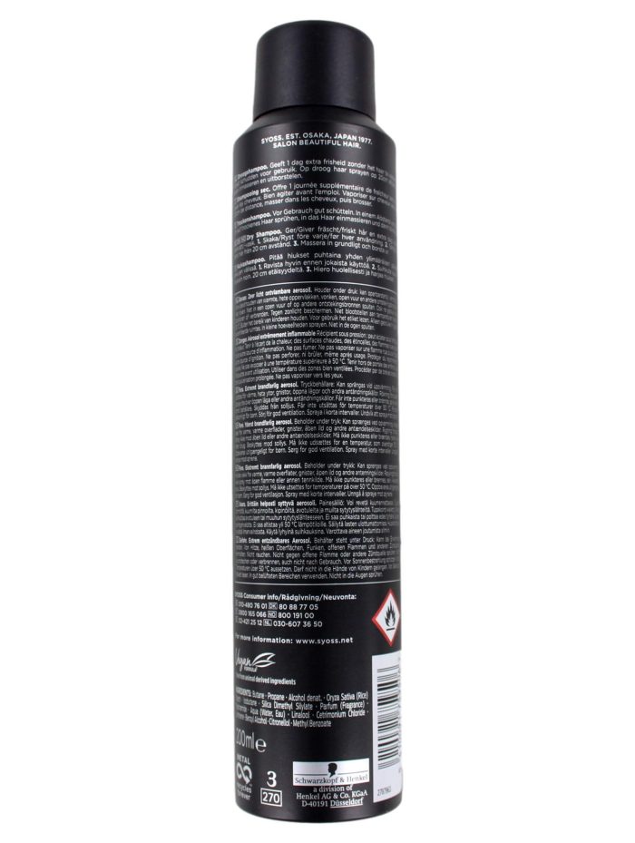 Syoss Droogshampoo Volume Lift, 200 ml