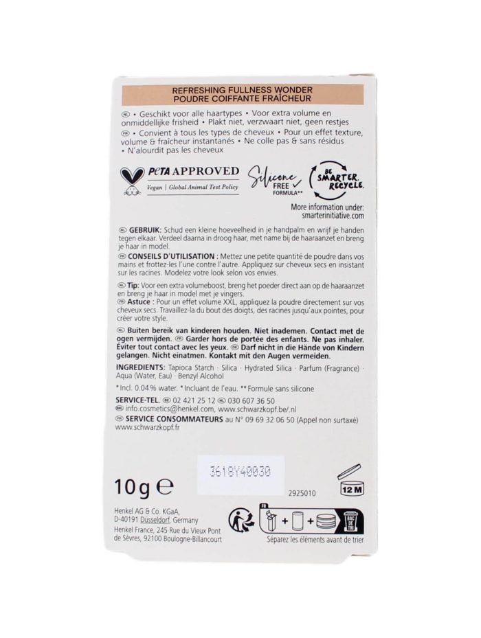 Taft Styling Powder Fullness Wonder, 10 Gram