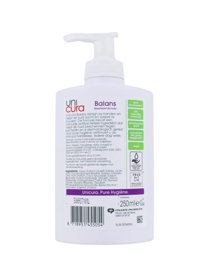 Unicura Handzeep Balans, 250 ml