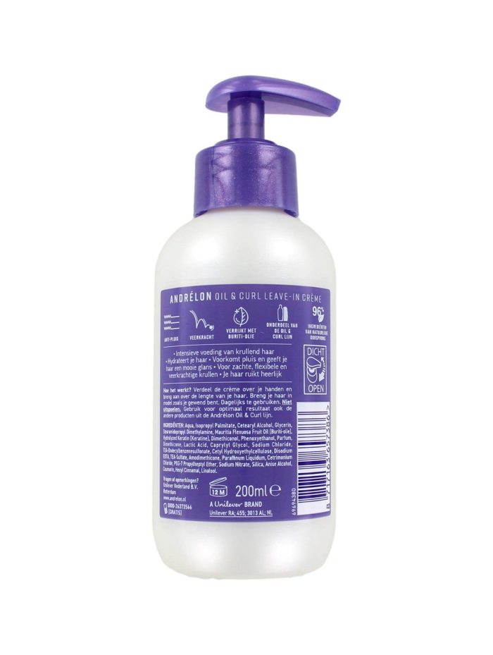 Andrelon Creme Oil & Curl, 200 ml