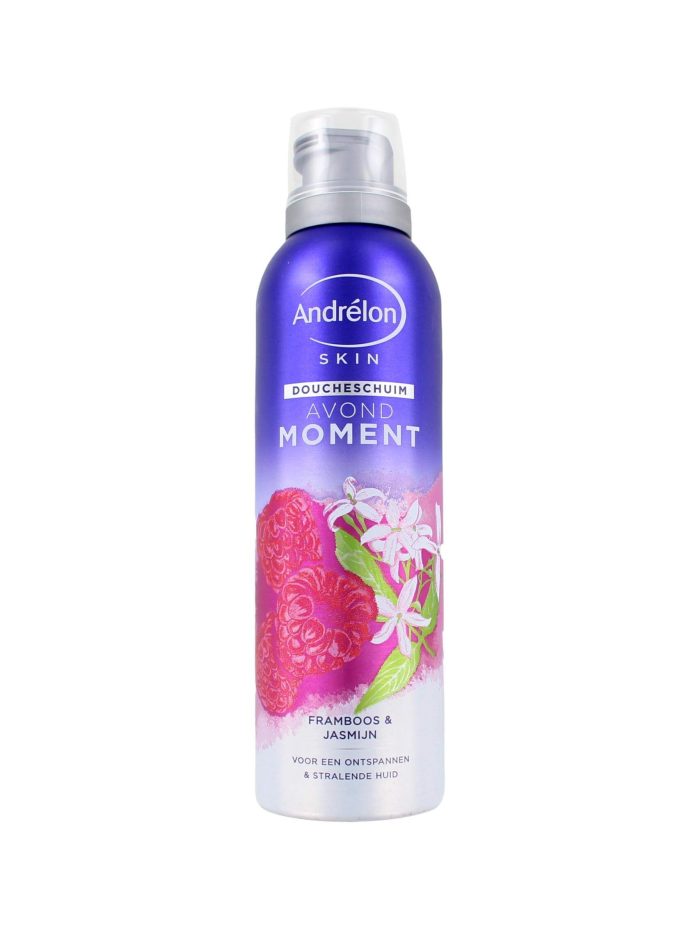 Andrelon Doucheschuim Avond Moment Framboos & Jasmijn, 200 ml