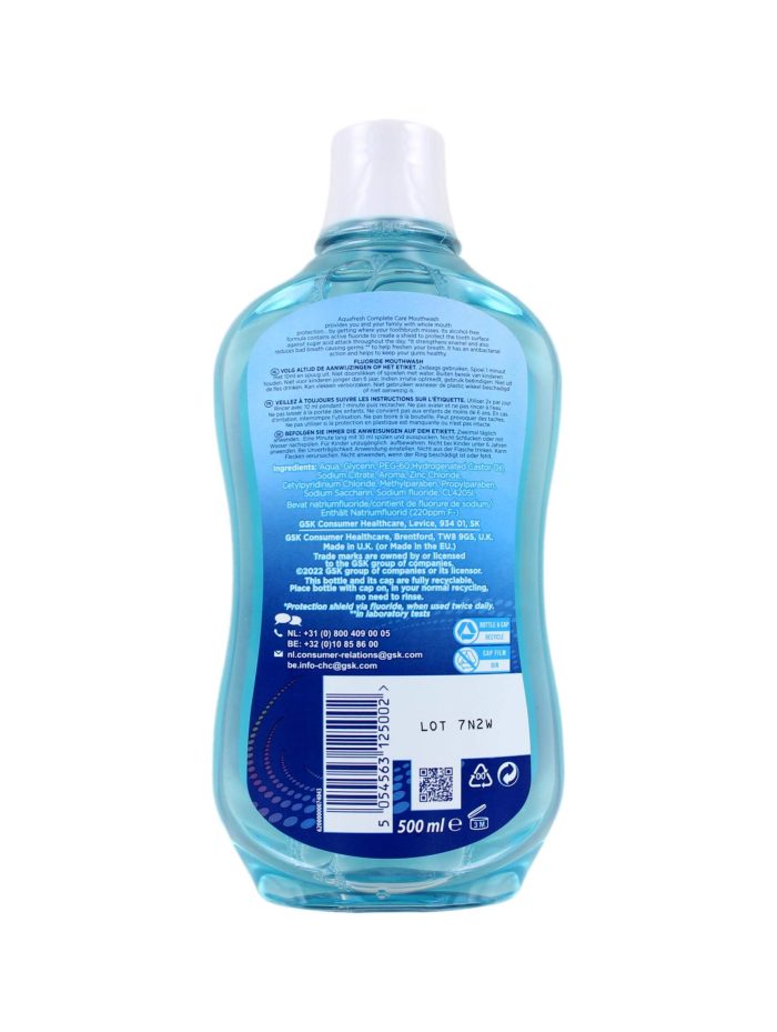 Aquafresh Mondwater Fresh Mint, 500 ml