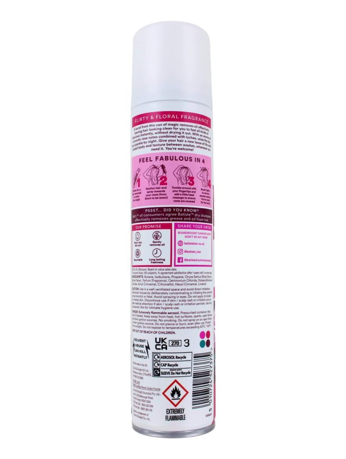 Batiste Droogshampoo Blush, 200 ml