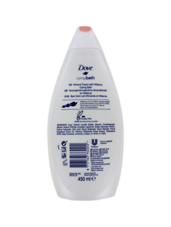 Dove Badcreme Caring Bath, 450 ml