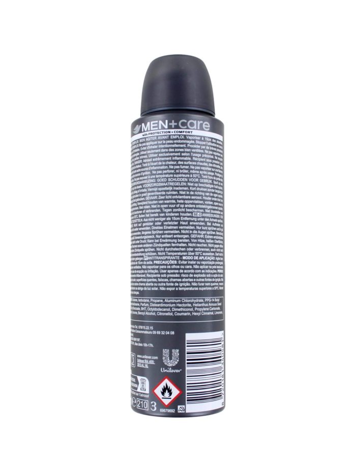 Dove Men+Care Deodorant Spray Clean Comfort, 150 ml