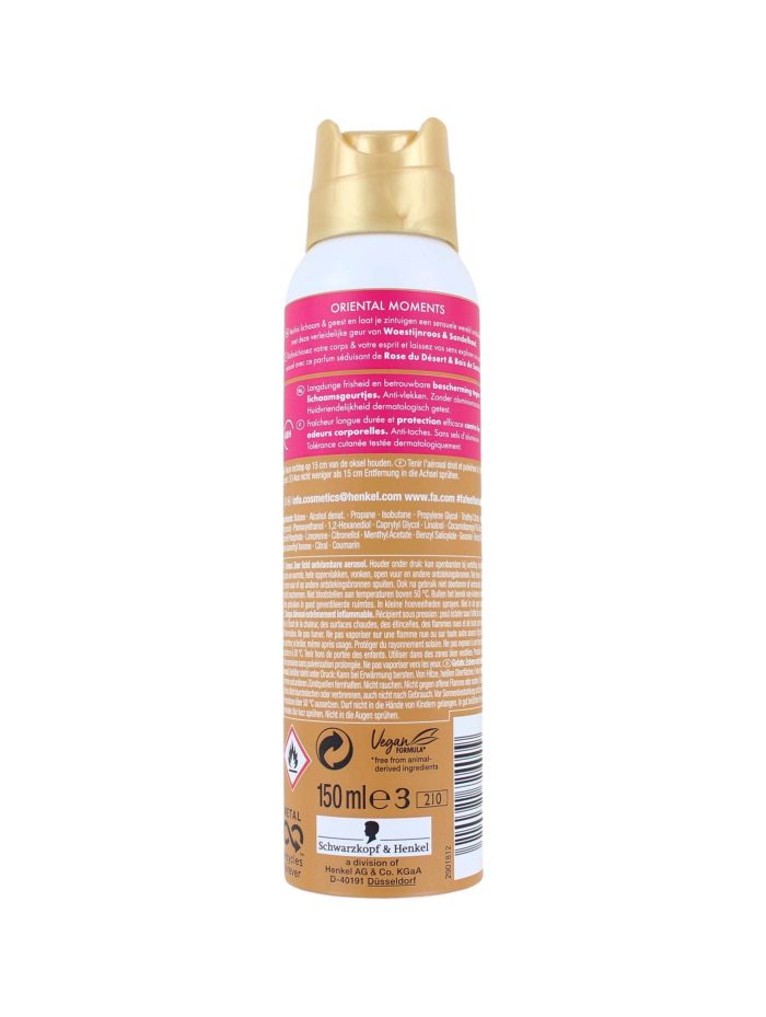 Fa Deodorant Spray Oriental Moments, 150 ml