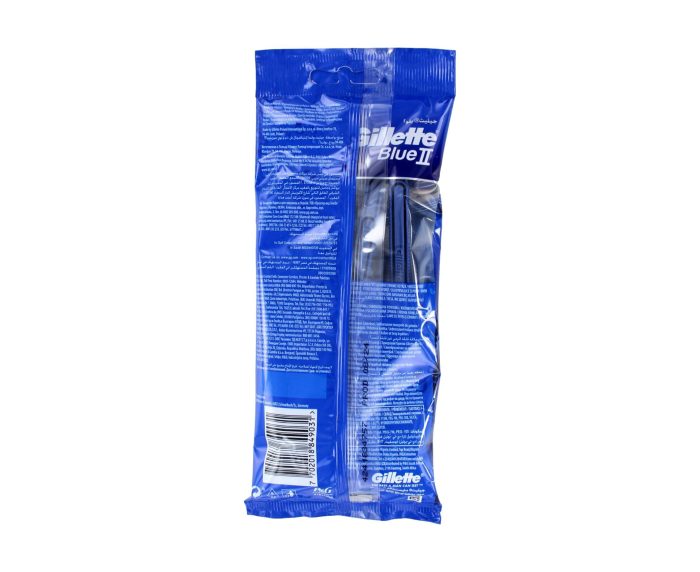 Gillette Wegwerpscheermesjes Blue II, 5 Stuks