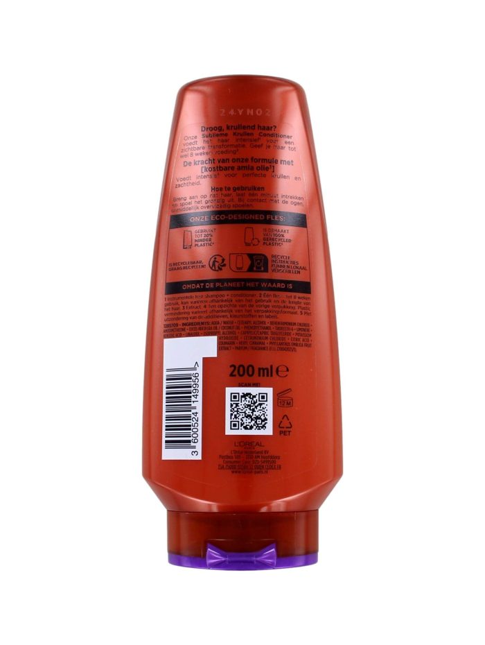 L'Oreal Elvive Conditioner Extraordinary Oil Krullend Haar, 200 ml