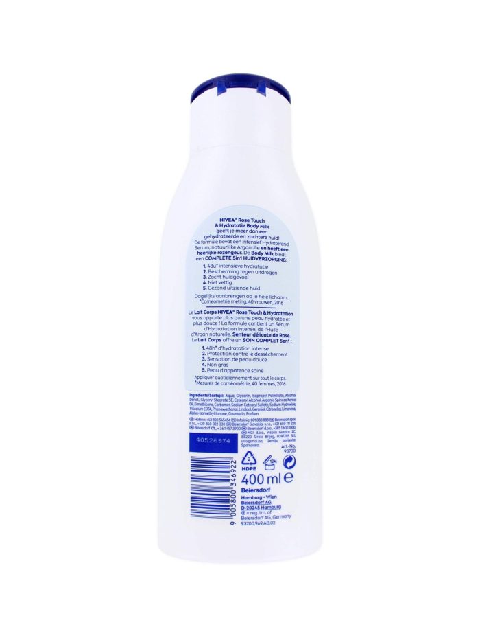 Nivea Bodylotion 5in1 Rose Touch & Hydration, 400 ml