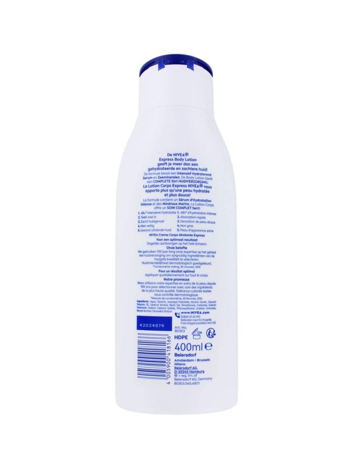 Nivea Bodylotion Express, 400 ml