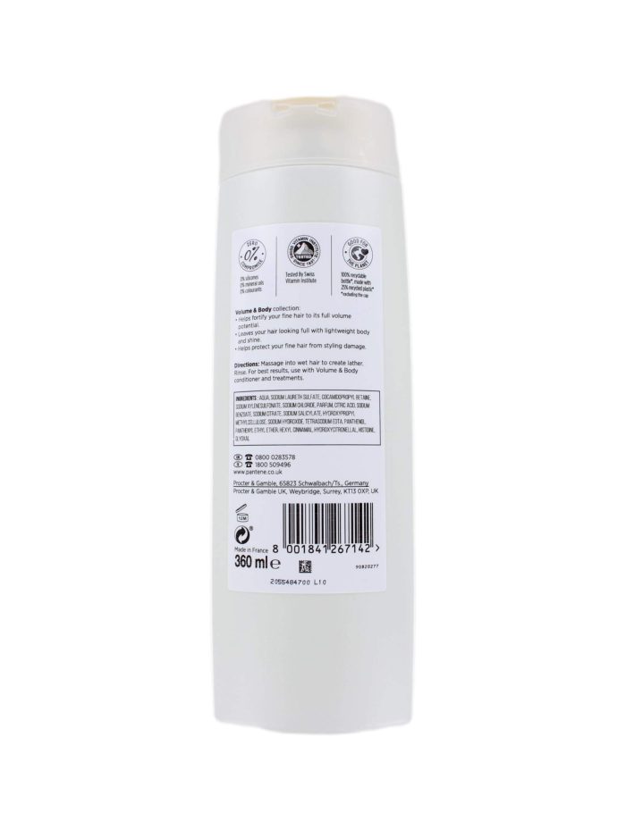 Pantene Pro-V Shampoo Volume & Body, 360 ml