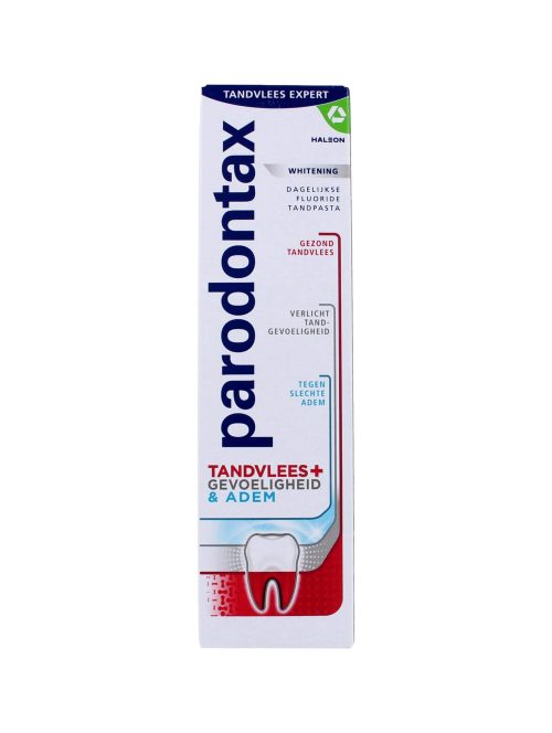 Parodontax Tandpasta Tandvlees + Gevoeligheid & Adem Whitening, 75 ml