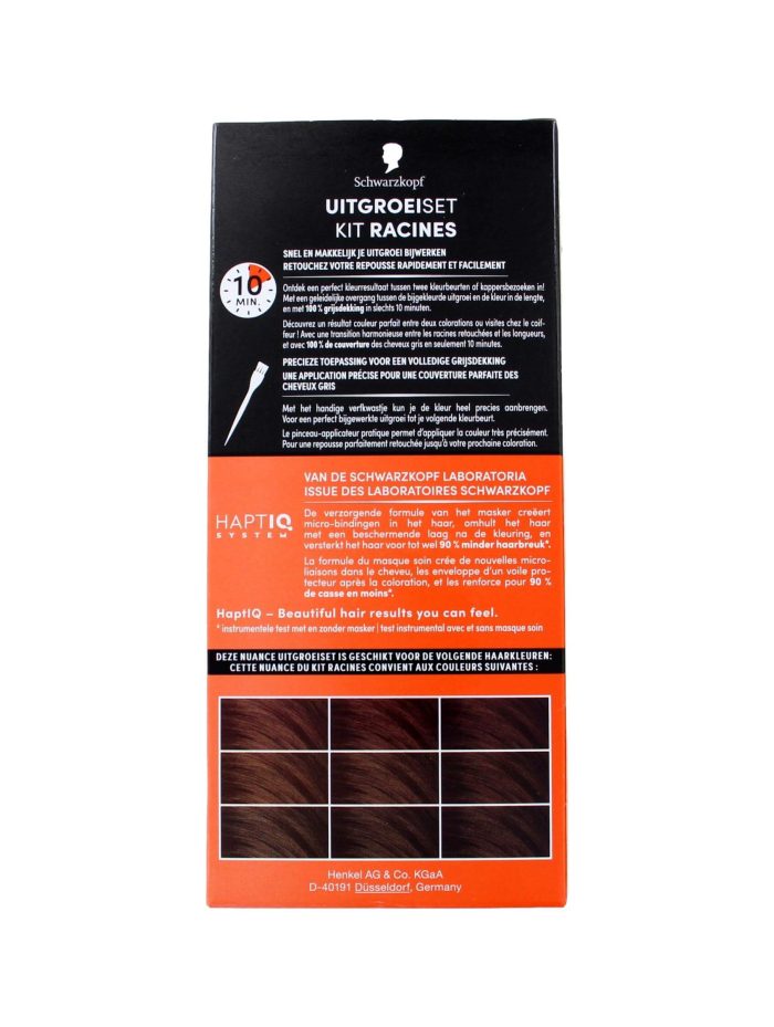 Schwarzkopf Haarverf Uitgroeiset R1 Licht/Middenbruin