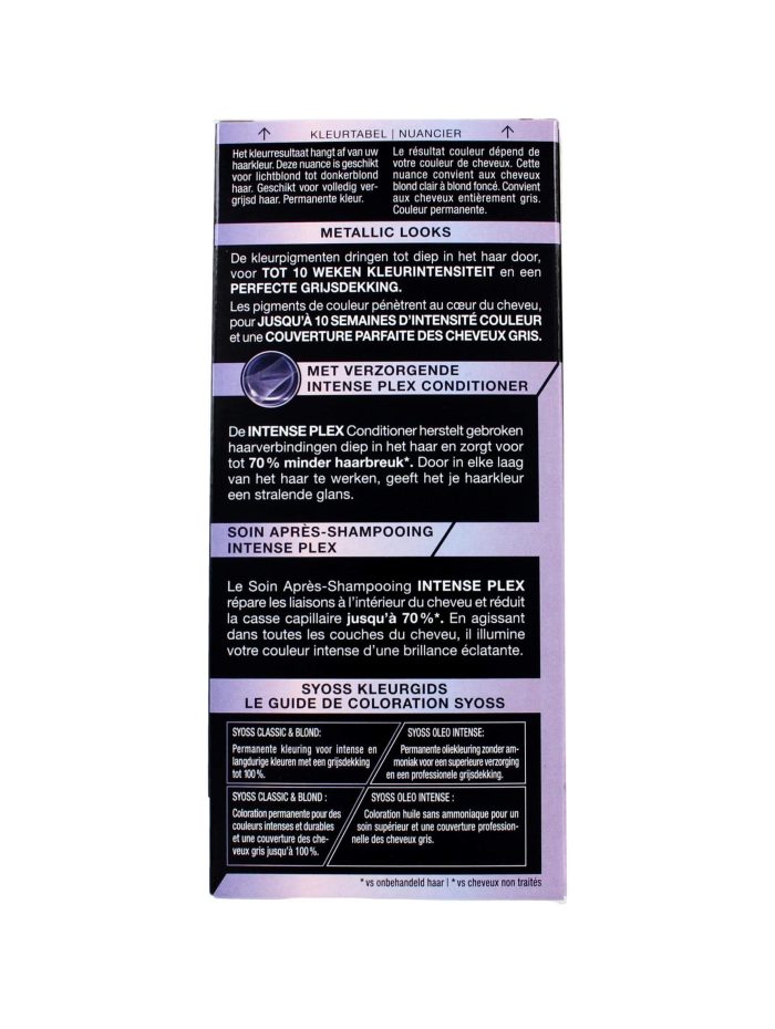Syoss Haarverf 12-53 Metallics Platinum Pearl