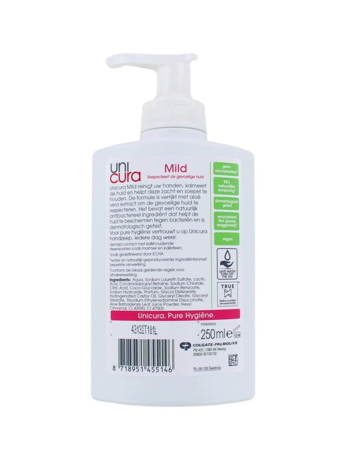 Unicura Handzeep Mild, 250 ml