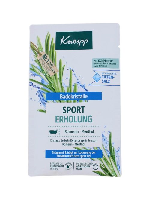 Kneipp Badzout Sportontspannig Rozemarijn & Menthol, 60 Gram