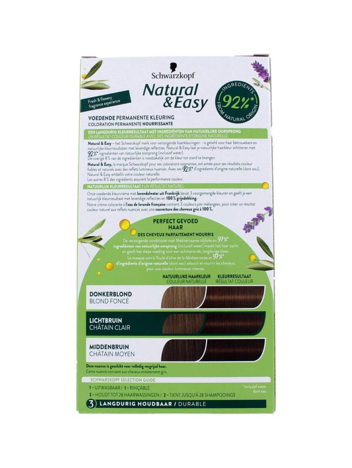 Natural & Easy Haarverf 564 Natuurlijk Lichtbruin