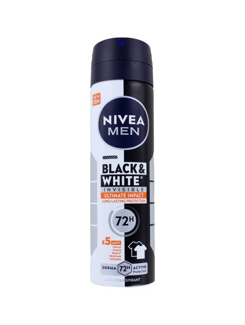 Nivea Men Deodorant Spray Black & White Ultimate Impact, 150 ml