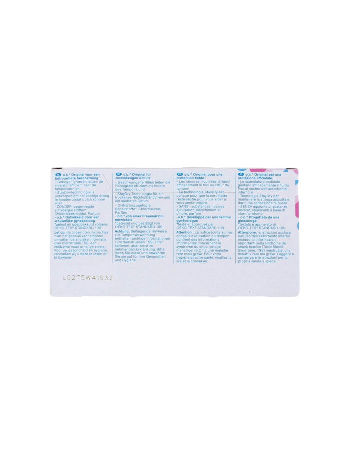 Ob Tampons Original Normal, 16 Stuks