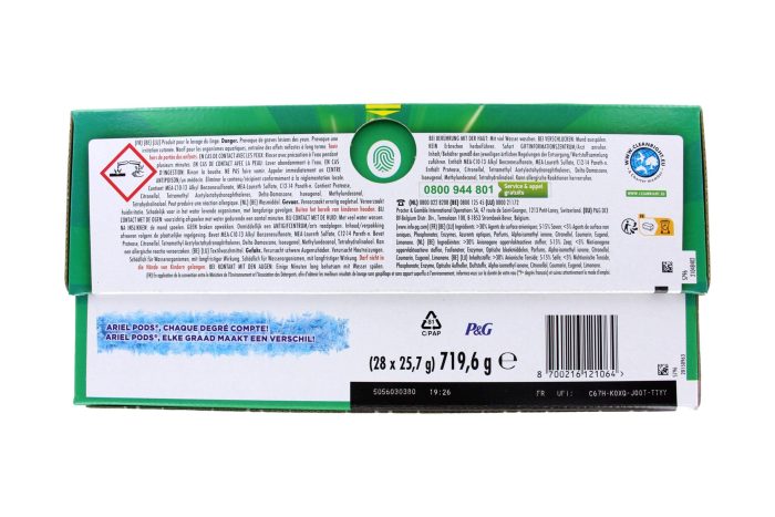 Ariel Wasmiddel Pods 4In1 + Ultra Vlekverwijderaar, 28 Stuks
