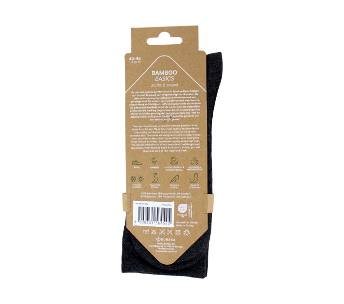 Bamboo Sokken Antraciet