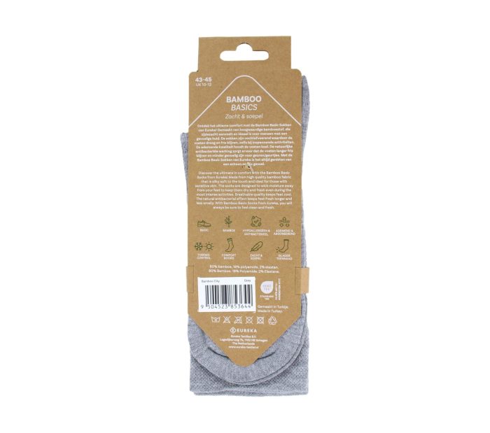 Bamboo Sokken Grijs