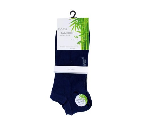 Boru Bamboo Short Sokken Marine 2-pack