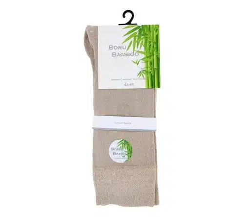 Boru Bamboo Sokken Licht Beige