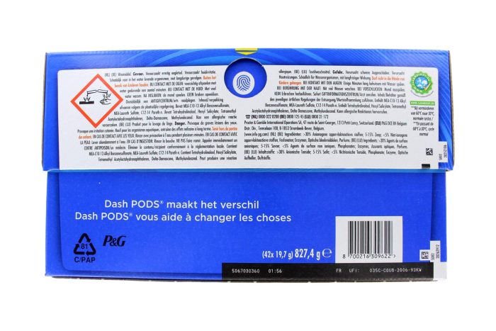 Dash Wasmiddel Pods 3In1 Stralende Kleuren, 42 Stuks