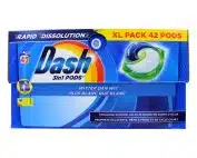 Dash Wasmiddel Pods 3In1 Witter Dan Wit, 42 Stuks