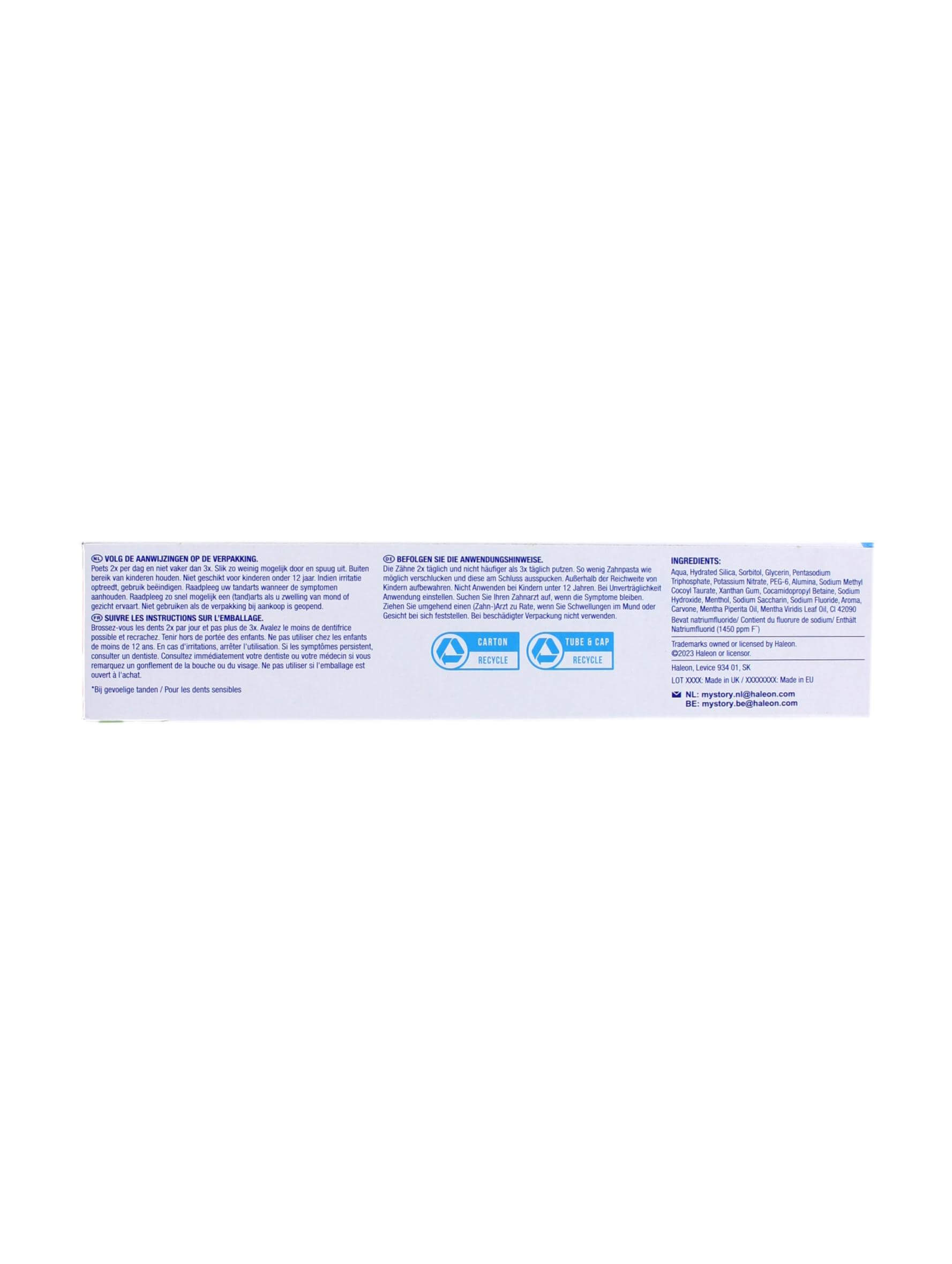 Sensodyne Tandpasta Gentle Whitening, 75 ml, foto 2 van 2