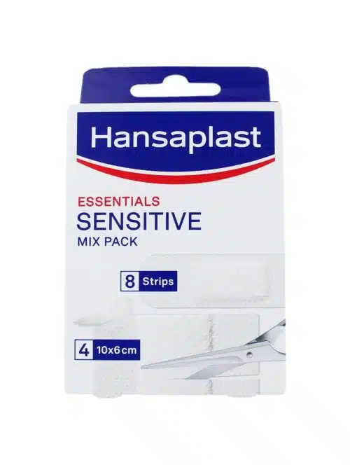 Hansaplast Pleisters Sensitive Mix Pack, 12 Stuks