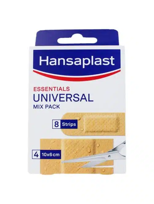 Hansaplast Pleisters Universal Mix Pack, 12 stuks