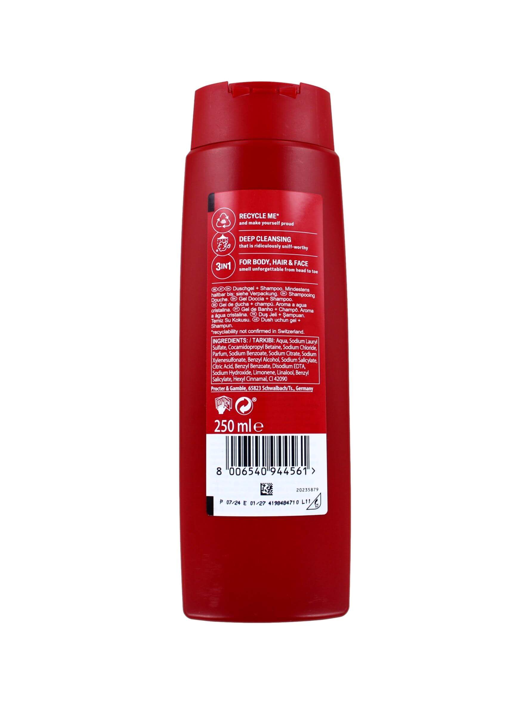 Old Spice Douchegel Whitewater, 250 ml, foto 2 van 2