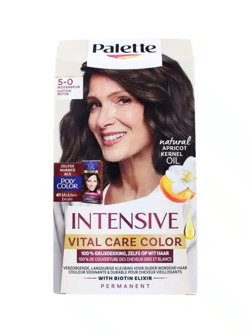 Poly Palette Haarkleuring Vital Care Color 5-0 Middenbruin