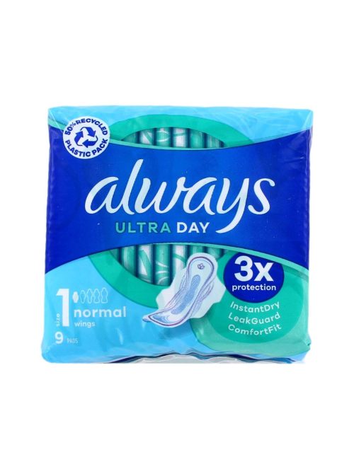 Always Maandverband Normaal Met Vleugels Size 1, 9 Stuks