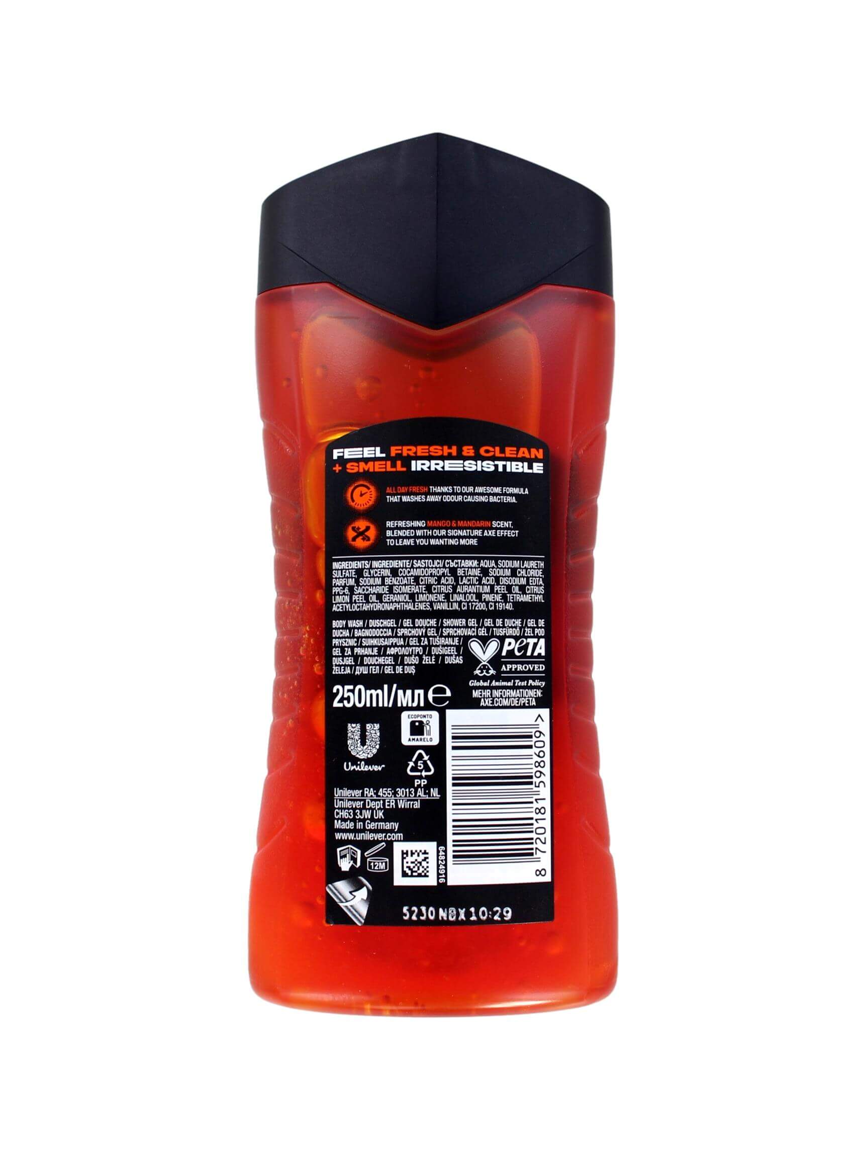 Axe Douchegel Sunset Fresh, 250 ml, foto 2 van 2